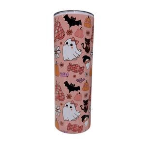 Halloween Themed Pink Tumbler NWT